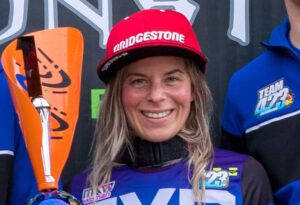 Larissa papenmeier, biker girl and Bridgestone ambassador 