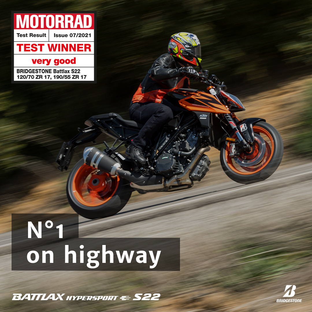 Bridgestone Battlax S22 MOTORRAD Test Winner