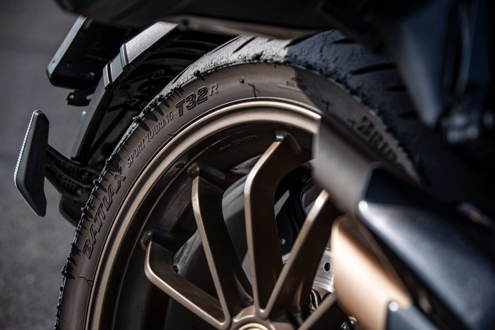 Bridgestone T32 tyre testing