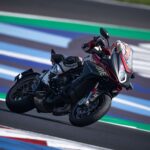 Jeremy McWilliams T32 Bridgestone on track